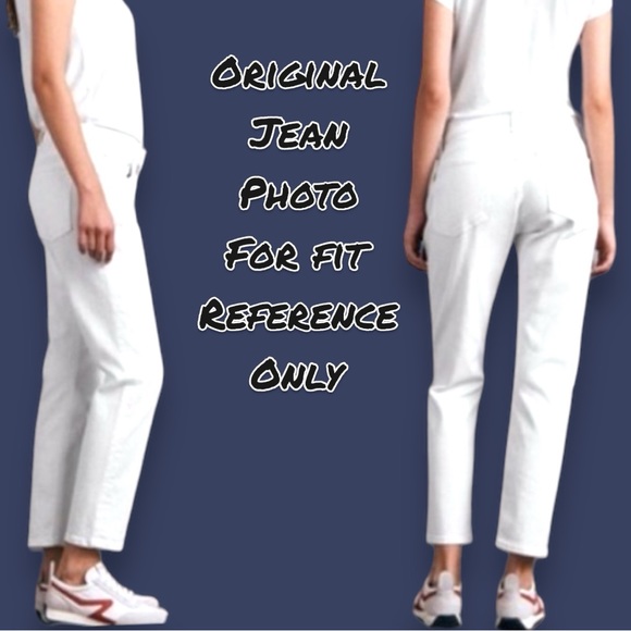 🎉HOST PICK!🎉NWT Originally White Boyfriend Skinny in Ombré Green. Size 30 - Picture 5 of 12